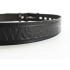 Čierny kožený pánsky opasok W&Rogers