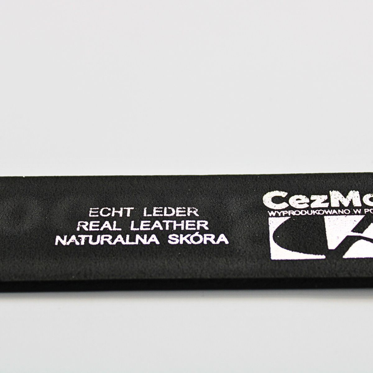 Čierny kožený pánsky opasok W&Rogers