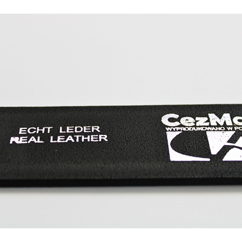 Čierny kožený pánsky opasok Magnum