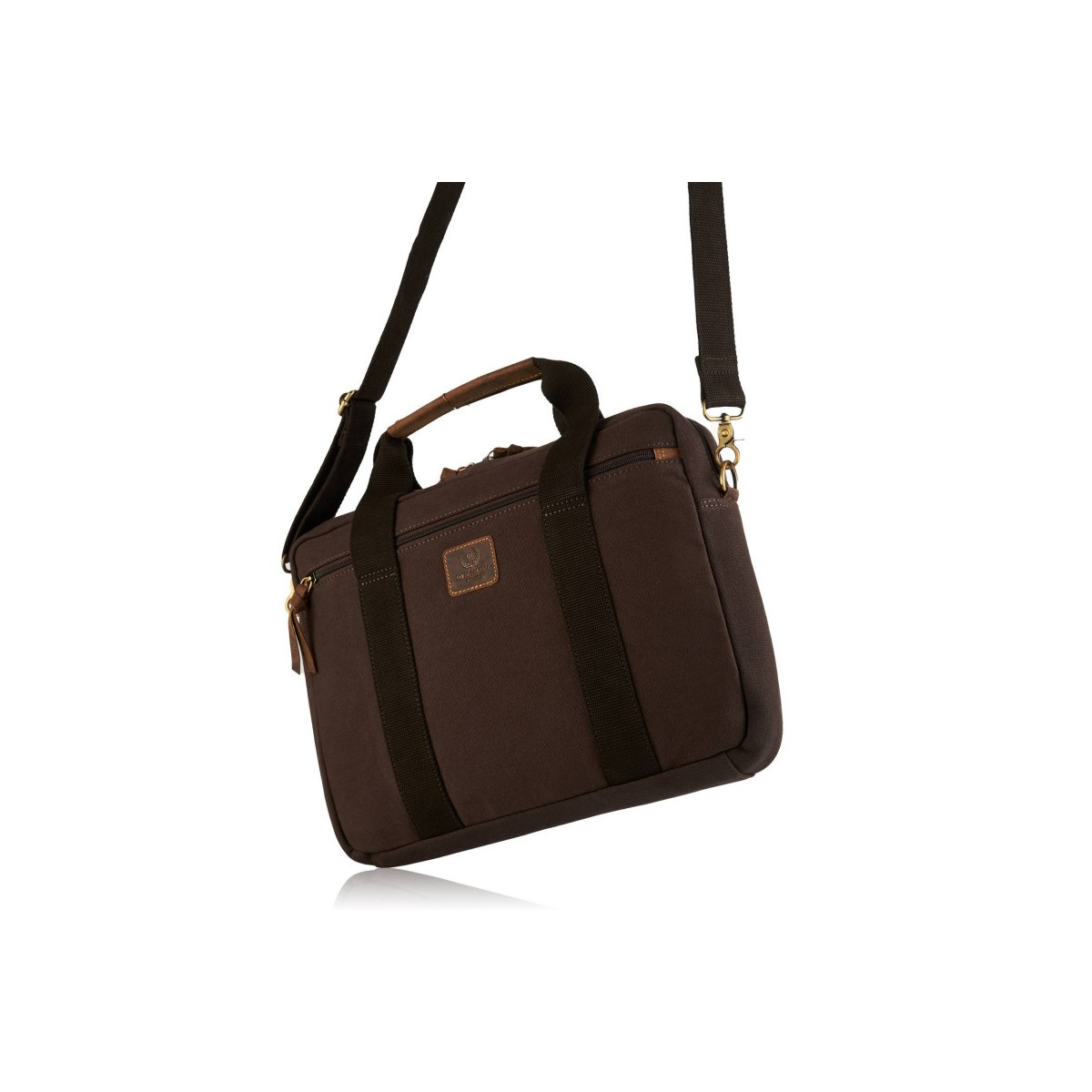 Taška na notebook hnedá PAOLO PERUZZI