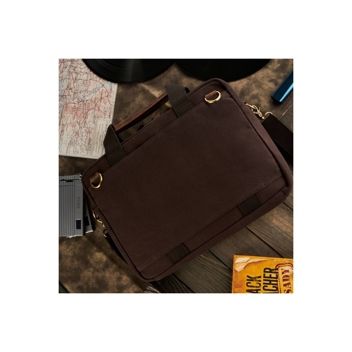 Taška na notebook hnedá PAOLO PERUZZI