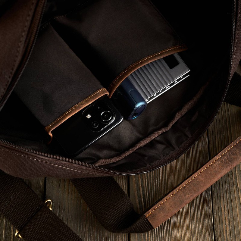 Taška na notebook hnedá PAOLO PERUZZI