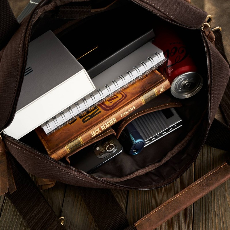 Taška na notebook hnedá PAOLO PERUZZI