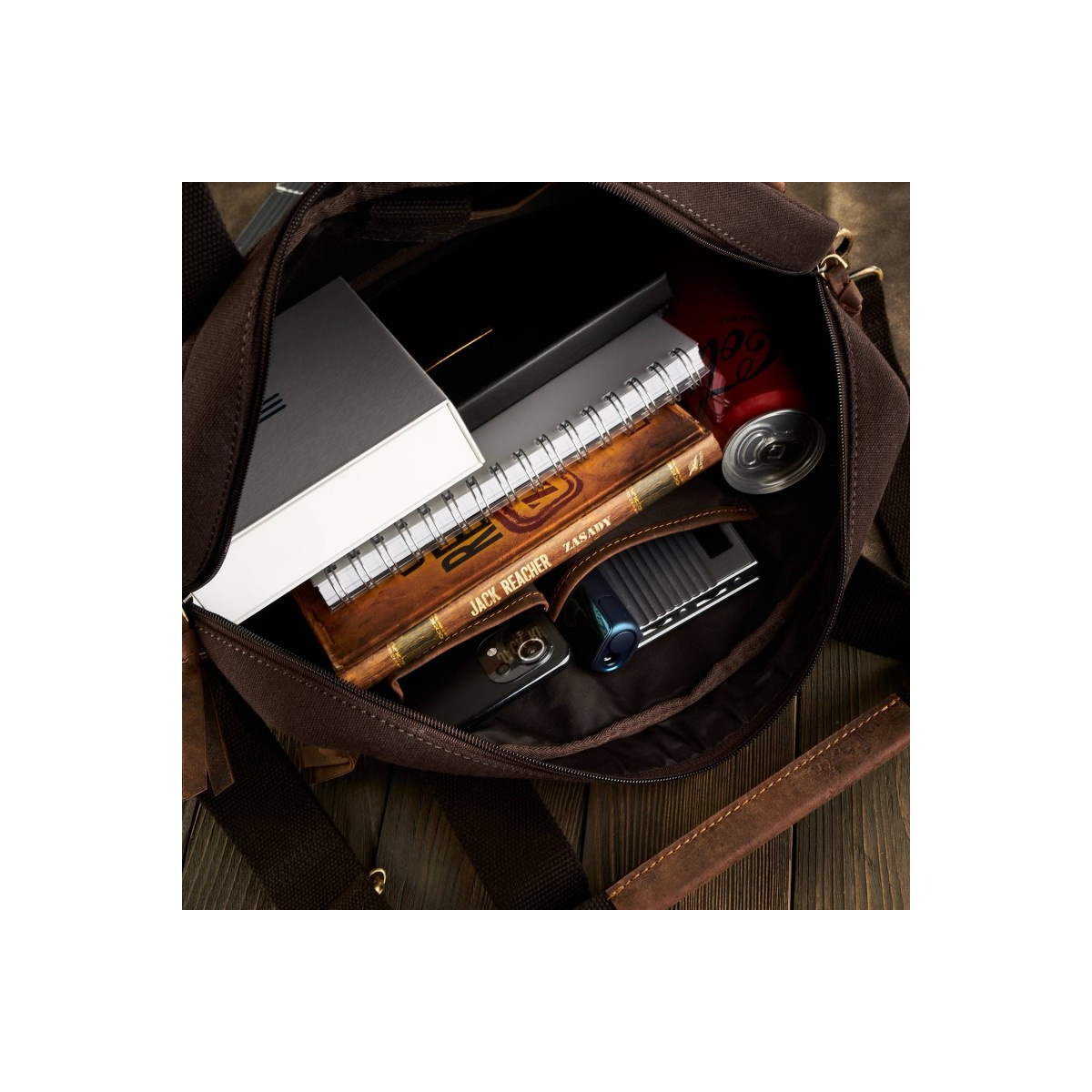 Taška na notebook hnedá PAOLO PERUZZI