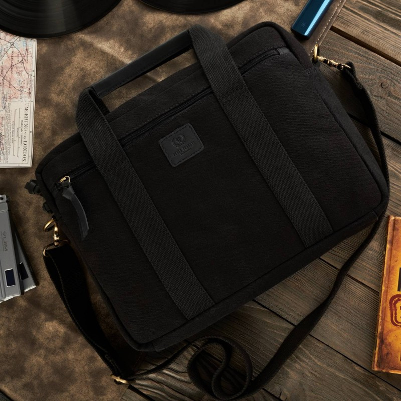 Taška na notebook čierna PAOLO PERUZZI