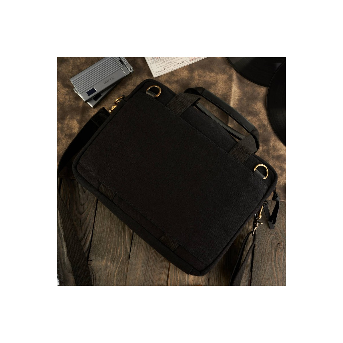Taška na notebook čierna PAOLO PERUZZI