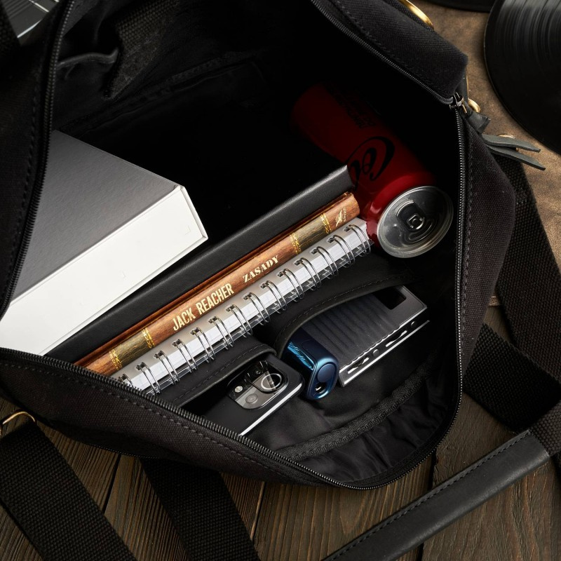 Taška na notebook čierna PAOLO PERUZZI