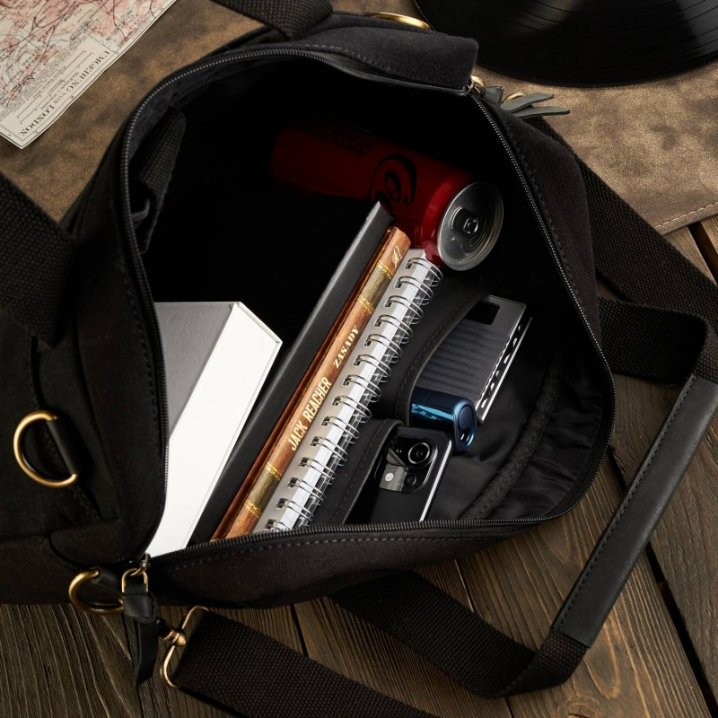 Taška na notebook čierna PAOLO PERUZZI