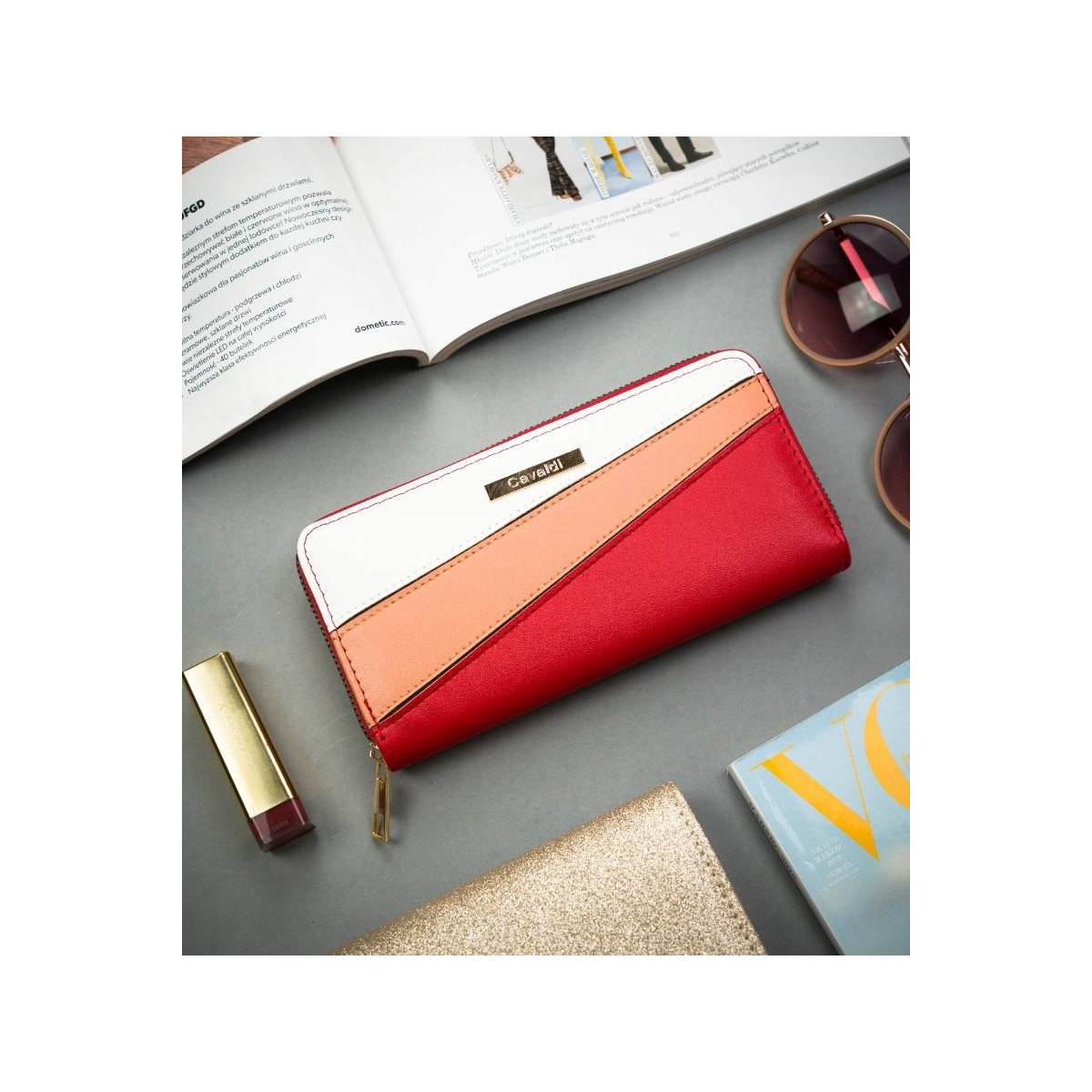 Dámska peňaženka red KARLA - 4U Cavaldi