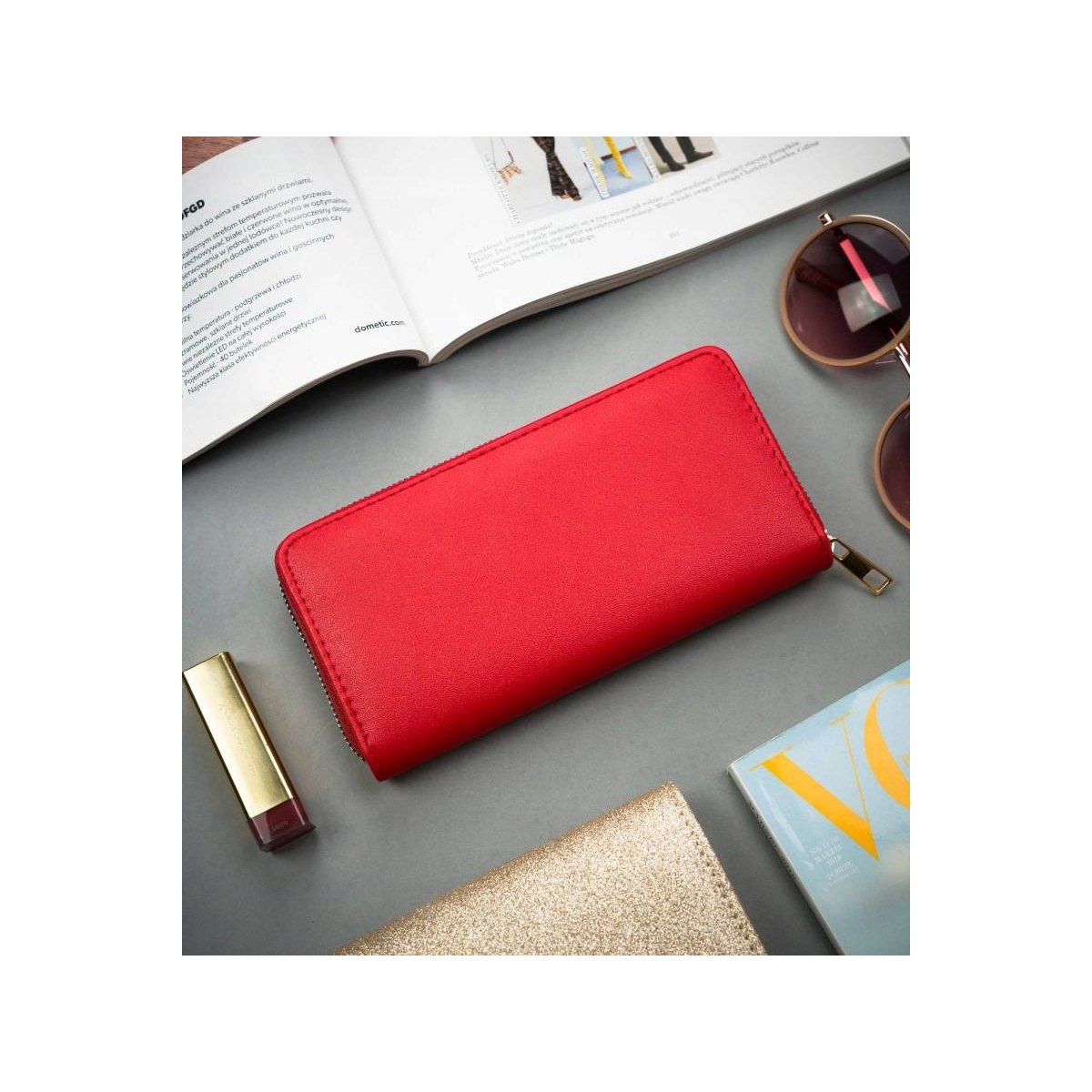 Dámska peňaženka red KARLA - 4U Cavaldi