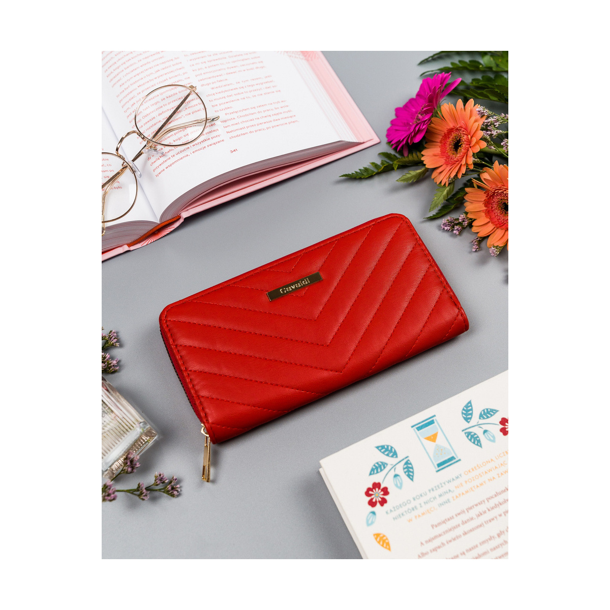 Dámska peňaženka red KELLY - 4U Cavaldi