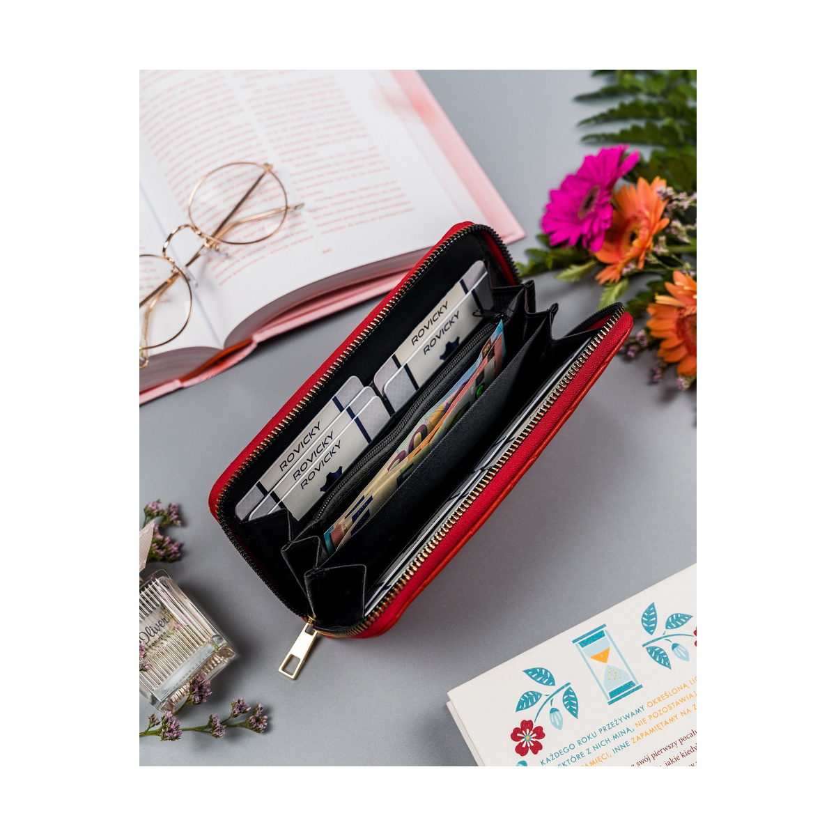 Dámska peňaženka red KELLY - 4U Cavaldi