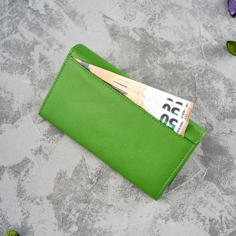 Kožená dámska zelená peňaženka Paolo Peruzzi "RORY"