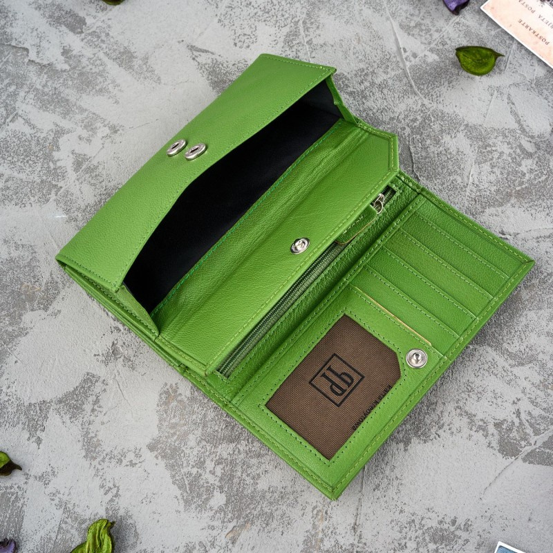 Kožená dámska zelená peňaženka Paolo Peruzzi "RORY"