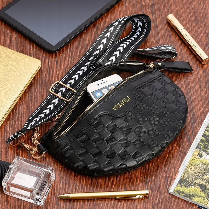 Dámska čierna crossbody kabelka Versoli "MISTY"