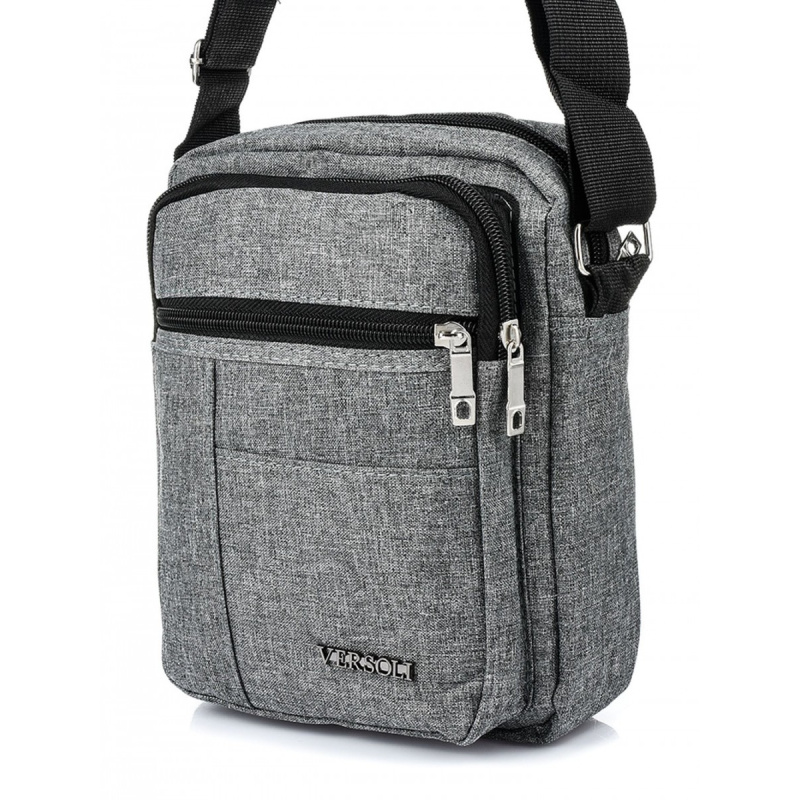 Šedá pánska crossbody taška Versoli