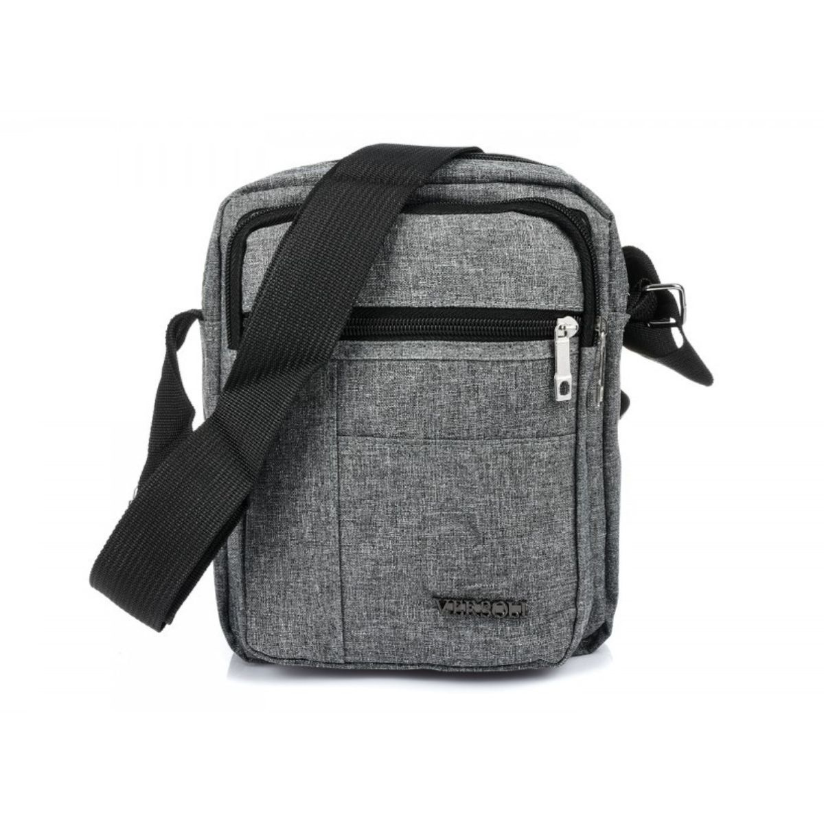Šedá pánska crossbody taška Versoli