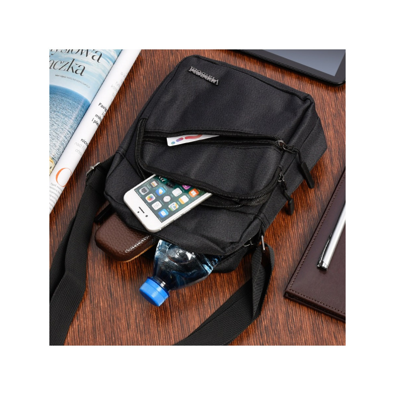 Pánska čierna crossbody taška Versoli "EDGAR"