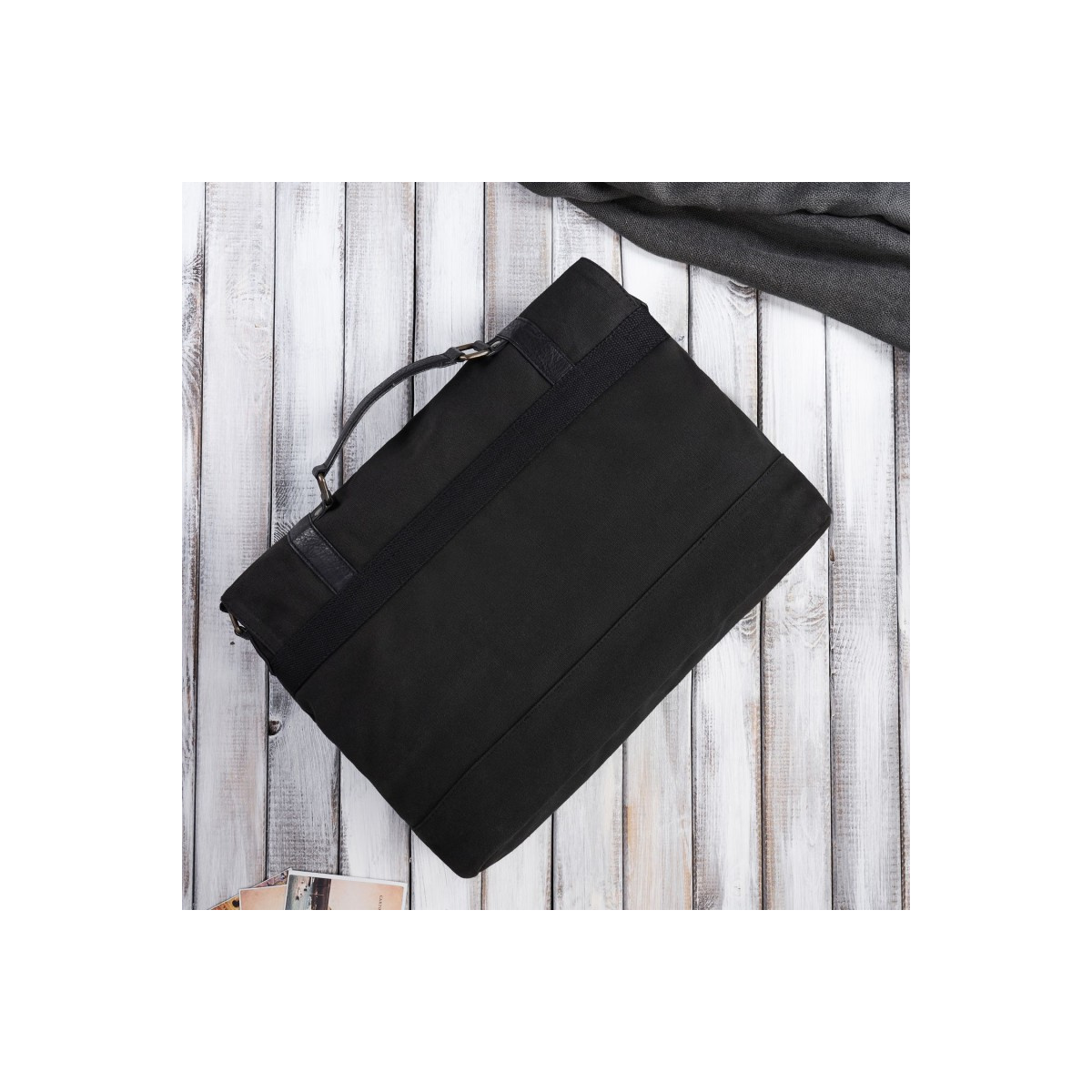 Pánska čierna aktovka Paolo Peruzzi "MELVIN"