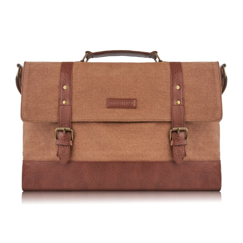 Pánska hnedá aktovka Paolo Peruzzi "MELVIN"
