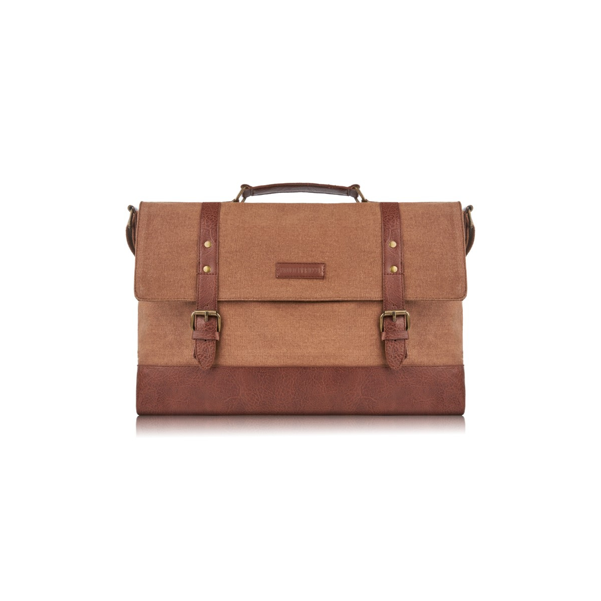 Pánska hnedá aktovka Paolo Peruzzi "MELVIN"