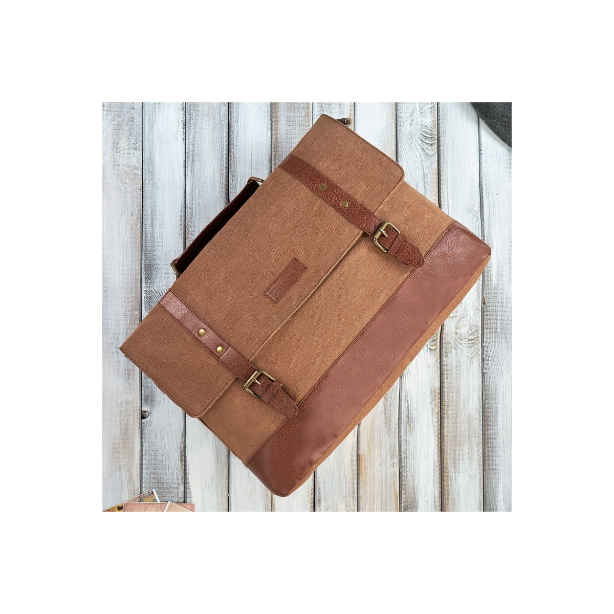 Pánska hnedá aktovka Paolo Peruzzi "MELVIN"