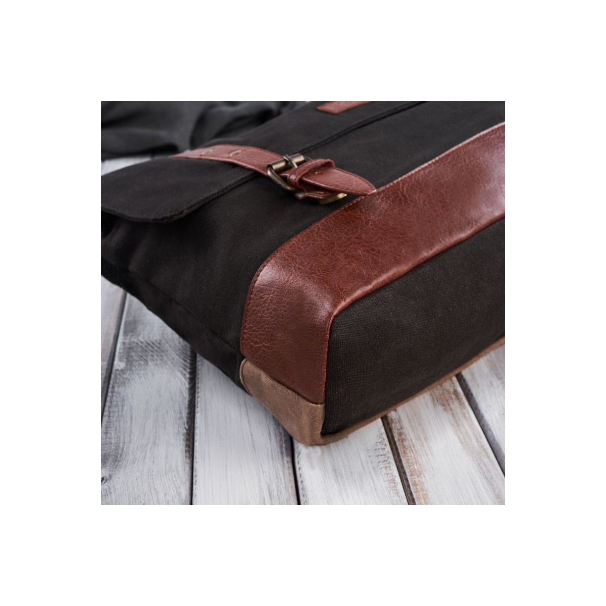 Pánska čierno-hnedá aktovka Paolo Peruzzi "MELVIN"