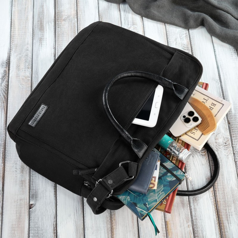 Pánska čierna taška na notebook Paolo Peruzzi "MANUEL"