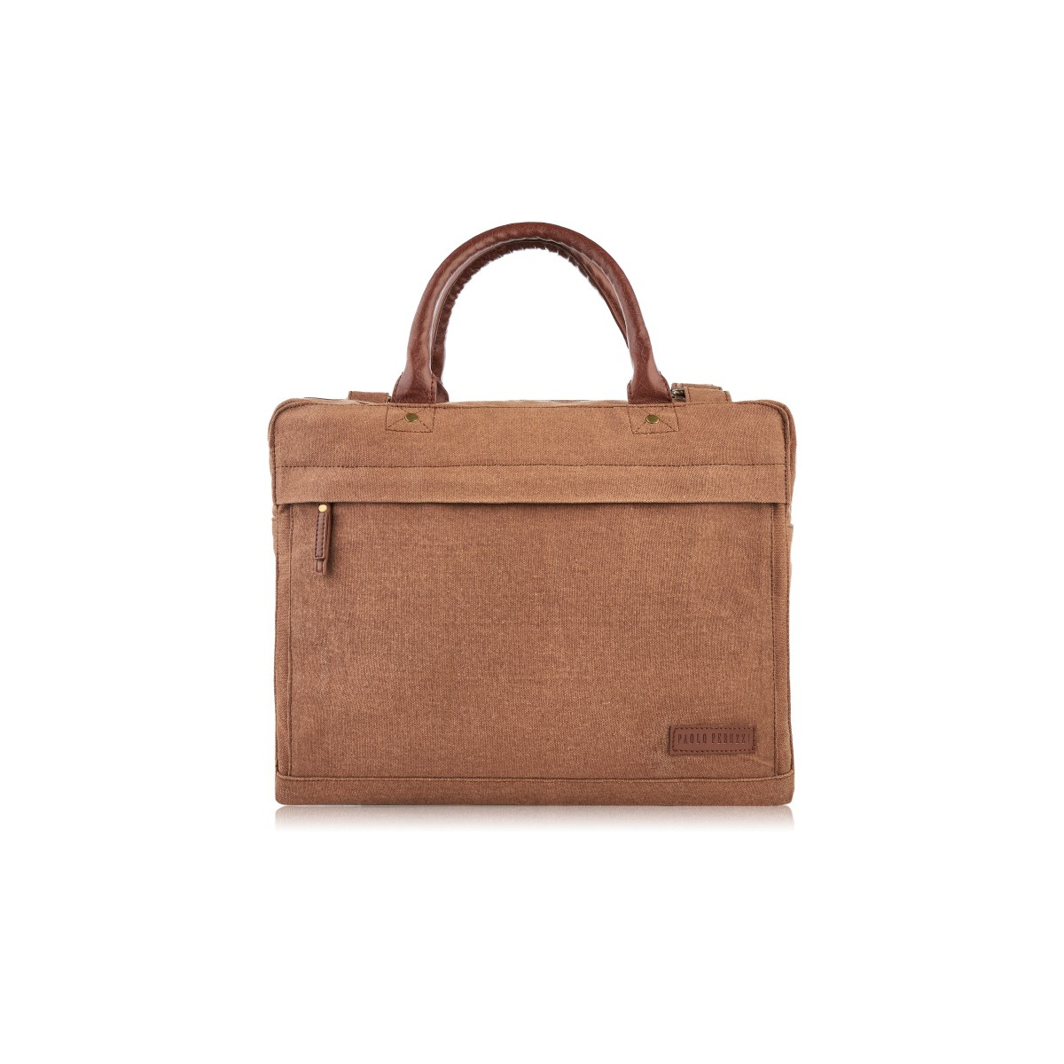 Pánska hnedá taška na notebook Paolo Peruzzi "MANUEL"