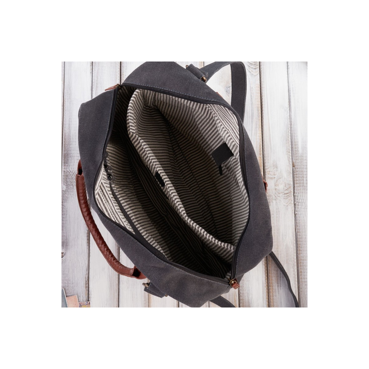 Pánska čierno-hnedá taška na notebook Paolo Peruzzi "MANUEL"