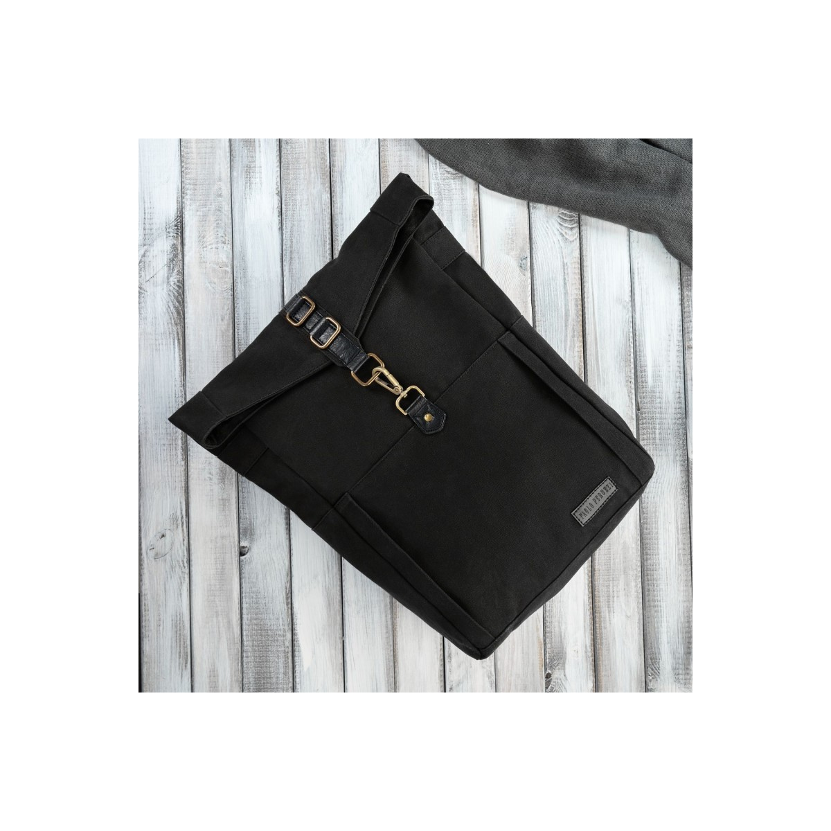 Pánsky čierny batoh Paolo Peruzzi "MAURICIO"