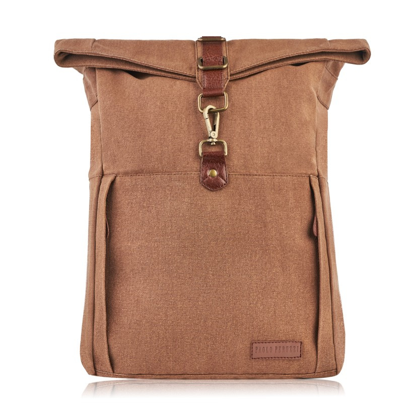 Pánsky hnedý batoh Paolo Peruzzi "MAURICIO"