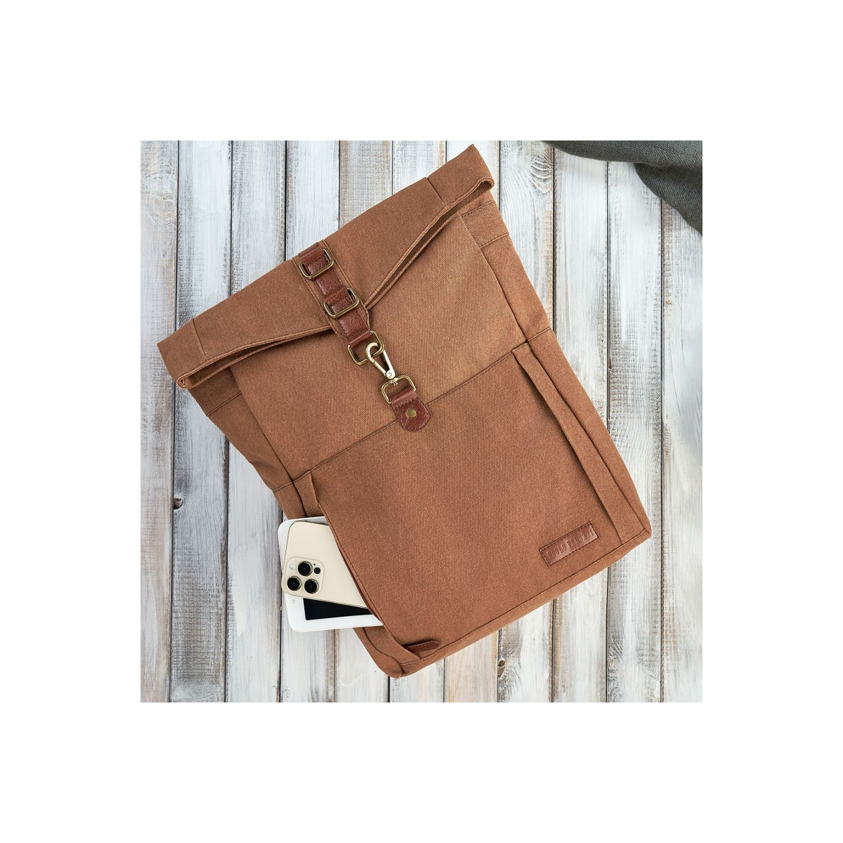 Pánsky hnedý batoh Paolo Peruzzi "MAURICIO"