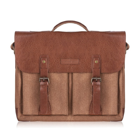 Pánska hnedá aktovka Paolo Peruzzi "AMADEUS"