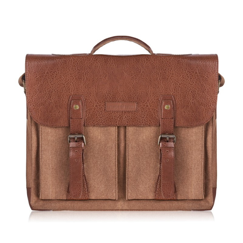 Pánska hnedá aktovka Paolo Peruzzi "AMADEUS"