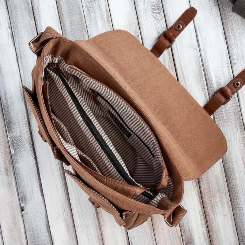 Pánska hnedá aktovka Paolo Peruzzi "AMADEUS"