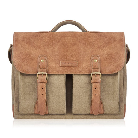 Pánska béžovo-hnedá aktovka Paolo Peruzzi "AMADEUS"