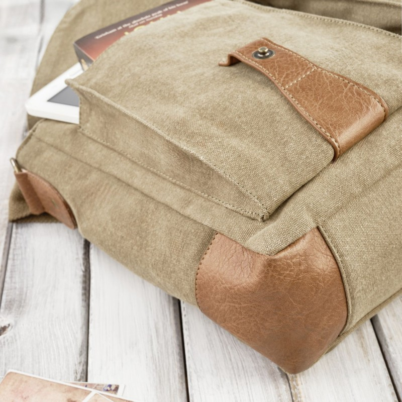 Pánska béžovo-hnedá aktovka Paolo Peruzzi "AMADEUS"