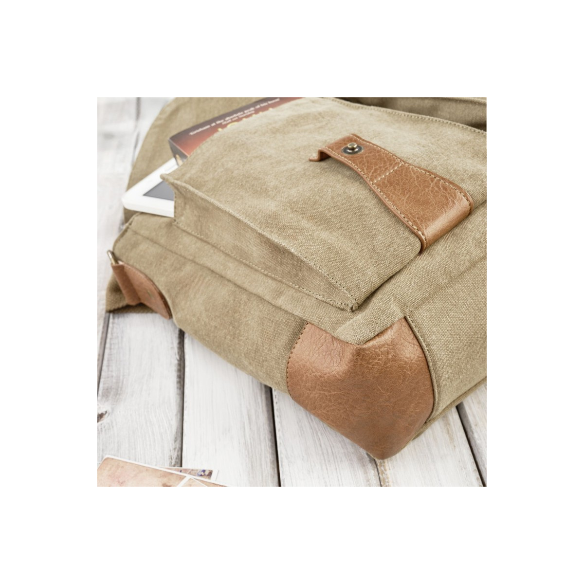 Pánska béžovo-hnedá aktovka Paolo Peruzzi "AMADEUS"