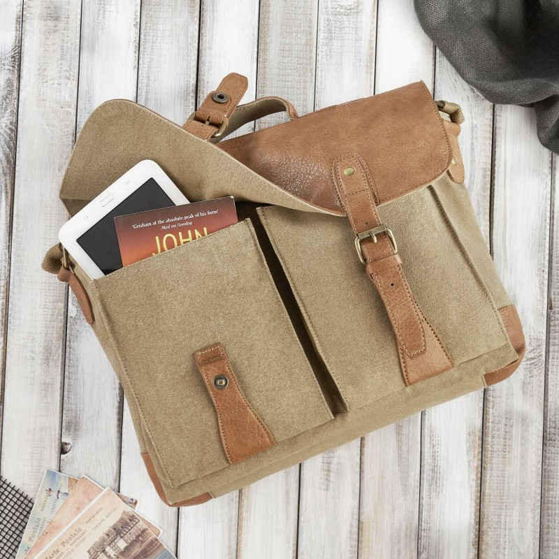 Pánska béžovo-hnedá aktovka Paolo Peruzzi "AMADEUS"