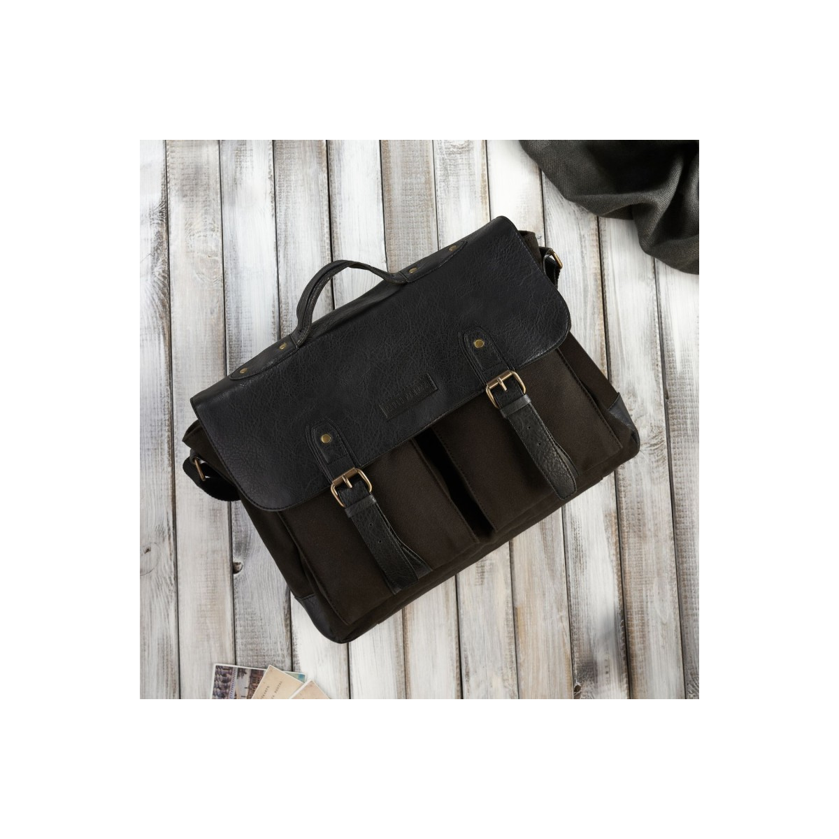 Pánska čierna aktovka Paolo Peruzzi "AMADEUS"