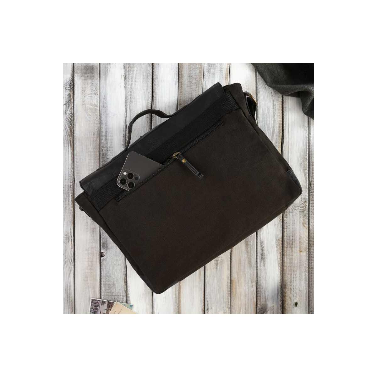 Pánska čierna aktovka Paolo Peruzzi "AMADEUS"