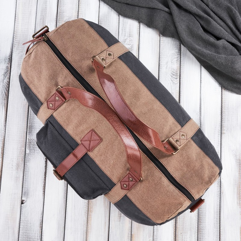 Pánska čierno-béžová taška Paolo Peruzzi "HOLDEN"