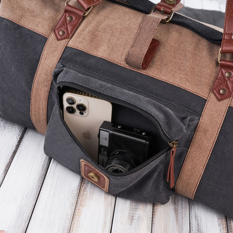 Pánska čierno-béžová taška Paolo Peruzzi "HOLDEN"