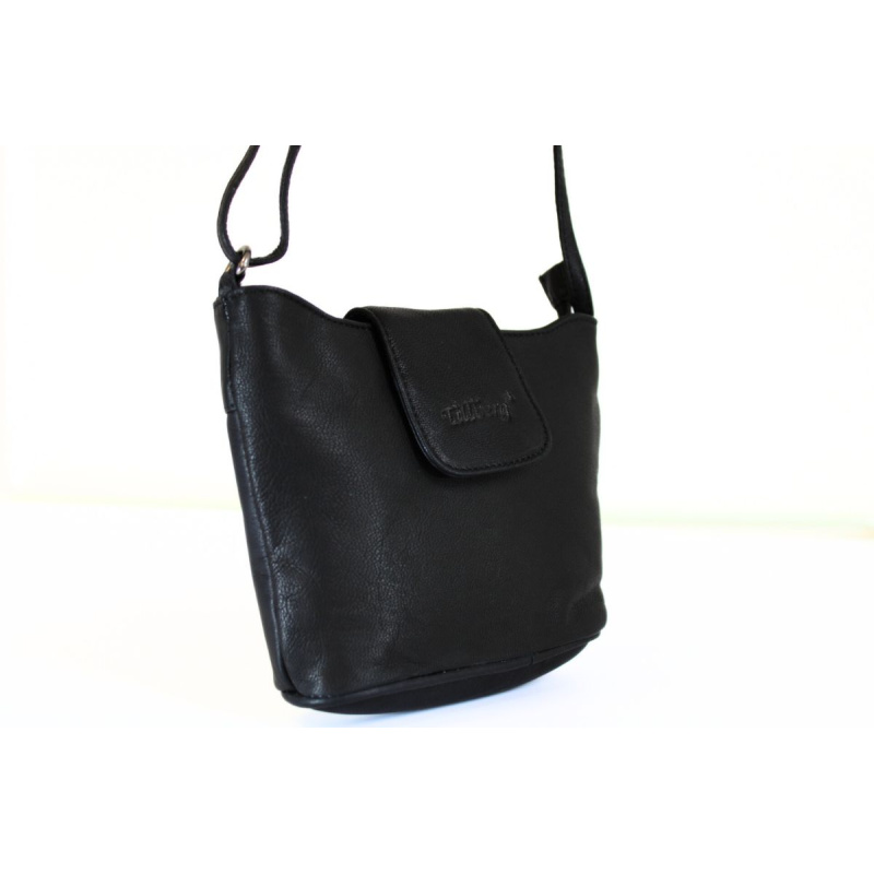 Malá kožená kabelka na rameno ANETA