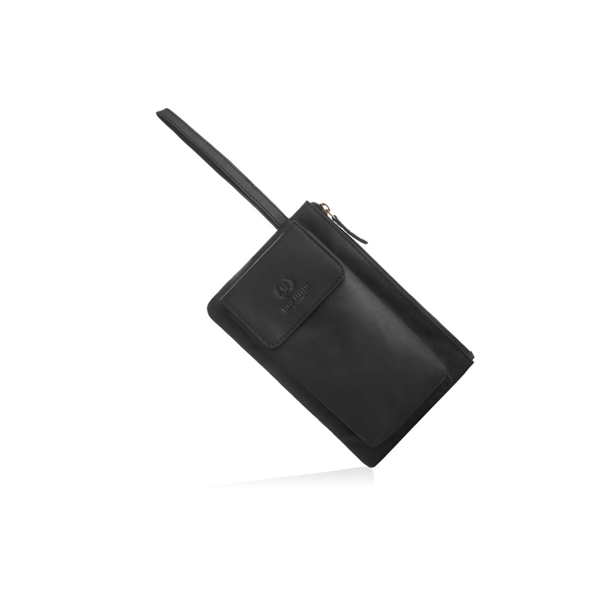 Kožená pánska čierna príručná taška Paolo Peruzzi "ODIN"