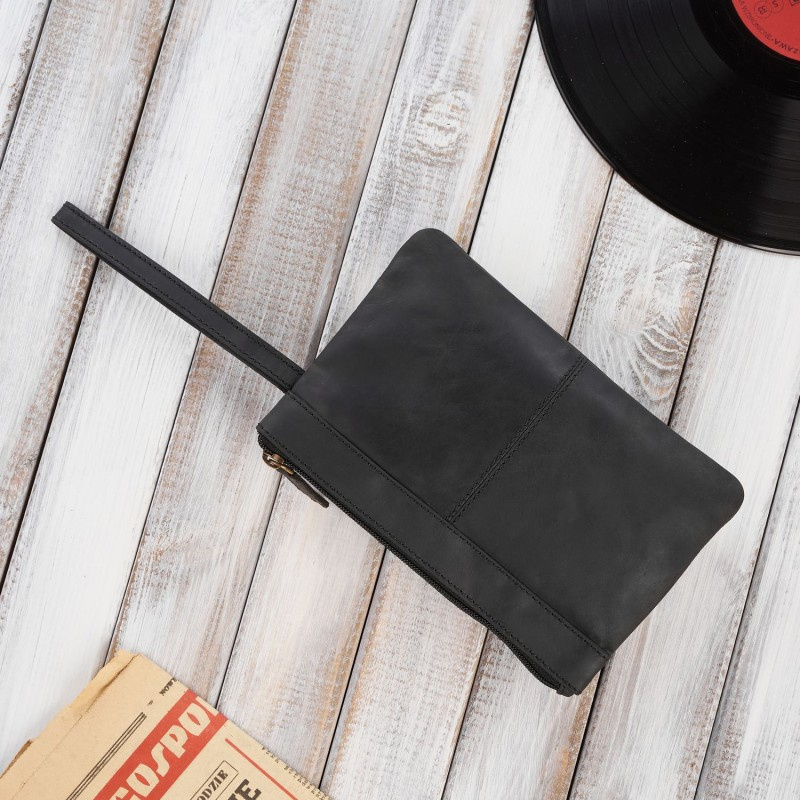 Kožená pánska čierna príručná taška Paolo Peruzzi "ODIN"