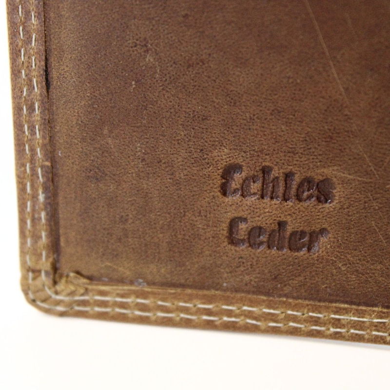 Dámska kožená koňaková peňaženka WILD REAL ONLY