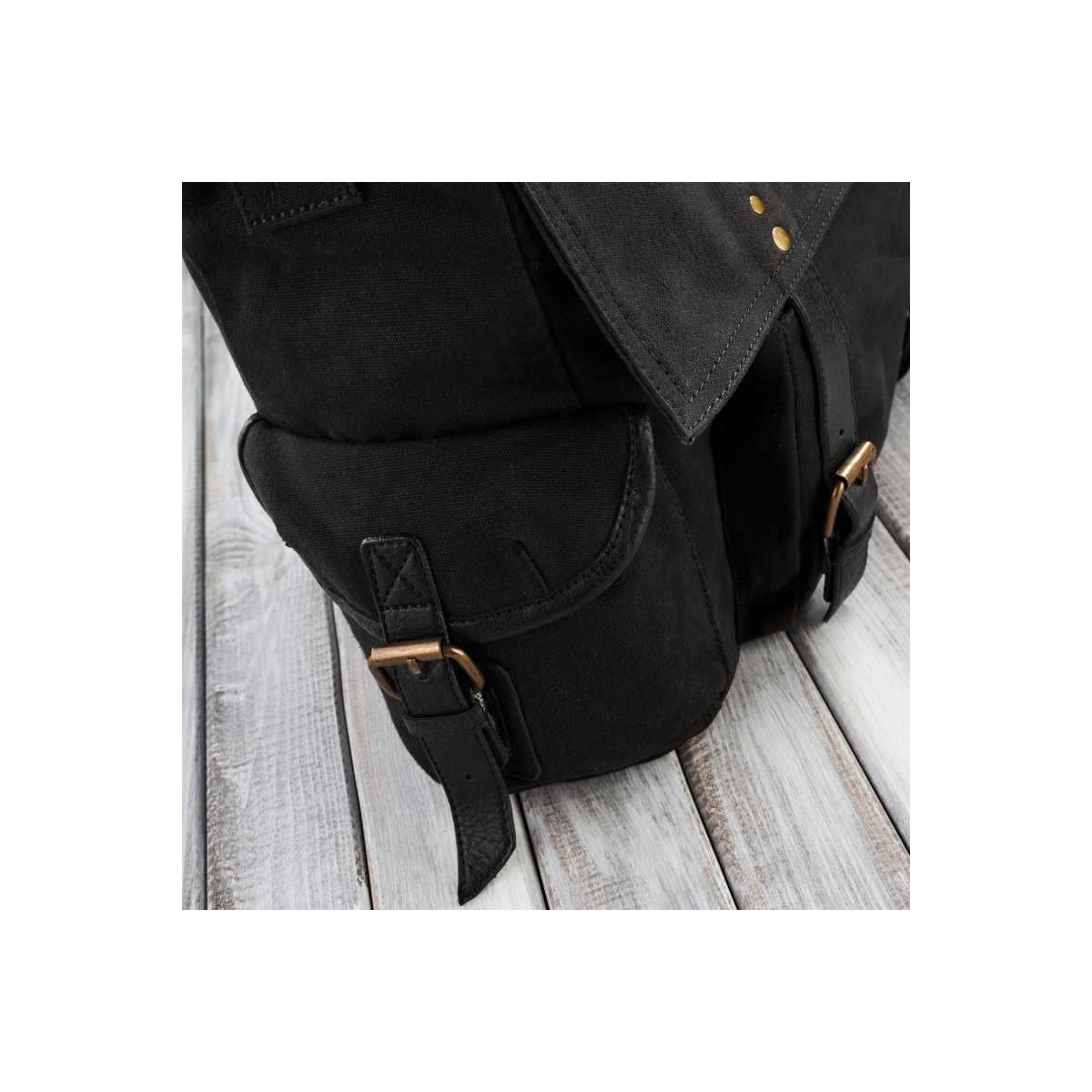 Pánska čierna taška na rameno Paolo Peruzzi "PEDRO"