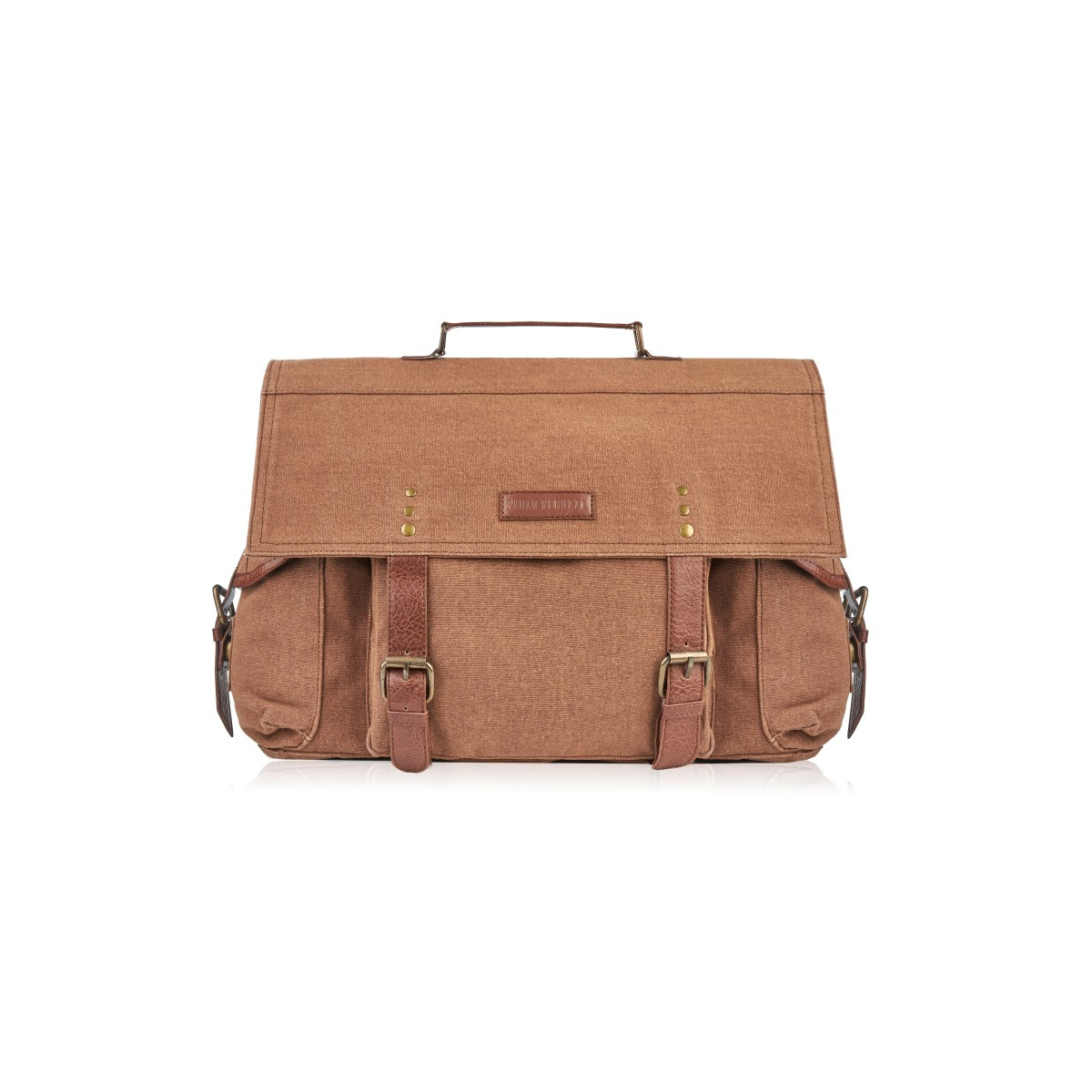 Pánska hnedá taška na rameno Paolo Peruzzi "PEDRO"